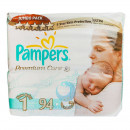 PAMPERS подгузники Premium Care Small Джамбо 94 шт