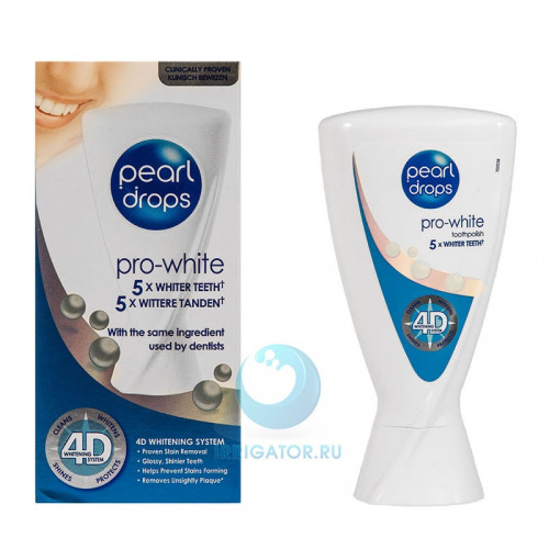 Зубная паста Pearl Drops Pro White, 50 мл