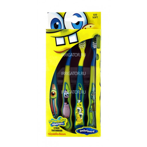 Зубная щетка Spongebob Sb-9 на присоске, 4 шт Зубная щетка Spongebob Sb-9 на присоске, 4 шт