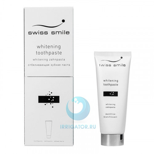 Зубная паста Swiss Smile отбеливающая, 75 мл