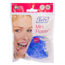 Зубная нить TePe Mini Flosser с держателем, 36 шт