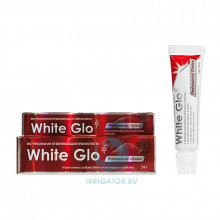 Зубная паста White Glo отбеливающая экстрасильная, 24 мл