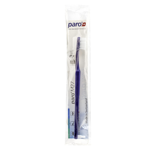 Зубная щетка Paro M27 Interspace монопучковая в мягкой упаковке, medium