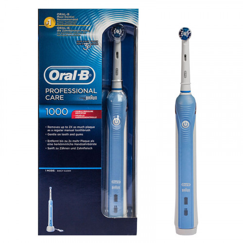 Электрическая зубная щетка Braun Oral-B Professional Care 1000 синяя