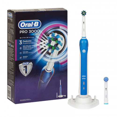 Электрическая зубная щетка Braun Oral-B PRO 3000 CrossAction Электрическая зубная щетка Braun Oral-B PRO 3000 CrossAction