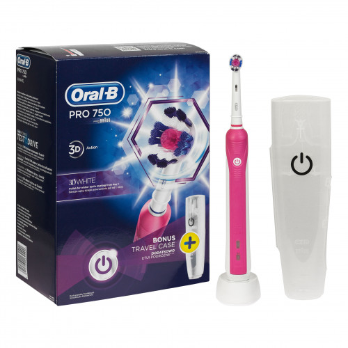 Электрическая зубная щетка Braun Oral-B PRO 750 3D White