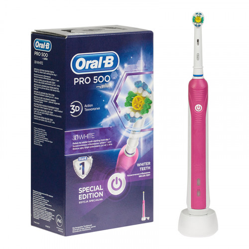 Электрическая зубная щетка Braun Oral-B PRO 500 3D White Электрическая зубная щетка Braun Oral-B PRO 500 3D White