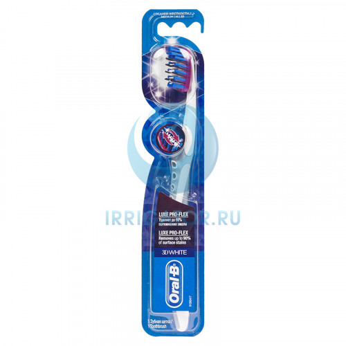 Зубная щетка Oral-B 3D White Luxe Pro-Flex  medium