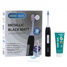 Ультразвуковая зубная щетка Emmi-Dent 6 Professional Black Matt черная матовая