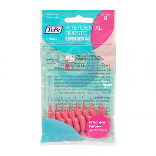 Ершики TePe Interdental Brush extra soft 0.4 мм Pink 