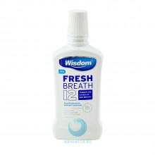 Ополаскиватель Wisdom Fresh Breath 12 антибактериальный, 500 мл