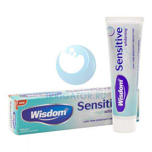 Зубная паста Wisdom Sensitive plus Whitening, 100 мл