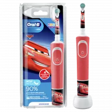 Детская электрическая зубная щетка Braun Oral-B Vitality D100 Kids Тачки, 3+