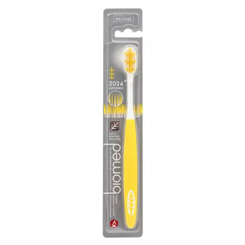 Зубная щетка Splat Biomed Silver, medium