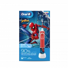 Детская электрическая зубная щетка Braun Oral-B Vitality Kids "Человек Паук", 3+
