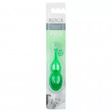 Зубная щетка R.O.C.S. PRO baby зеленая, 0-3 года