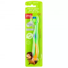 Зубная щетка Splat Kids зеленая от 2 до 8 лет, soft
