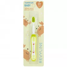 Детская зубная щетка Revyline Baby S3900 желтая, Soft