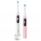 Электрическая зубная щетка Braun Oral-B IO Series 6 DUO, White Alabaster и Light Rose