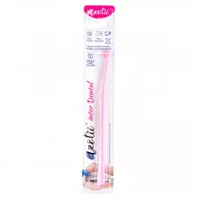 Зубная щетка Azotii interdental, монопучковая, розовая