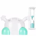 Песочные часы Revyline YS-001/2 с подставкой для щеток зеленые, 3 мин.