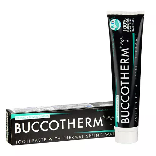 Зубная паста BUCCOTHERM с углем, 75 мл Зубная паста BUCCOTHERM с углем, 75 мл