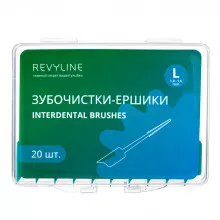 Зубочистка-ёршик Revyline размер L, 20 шт. 