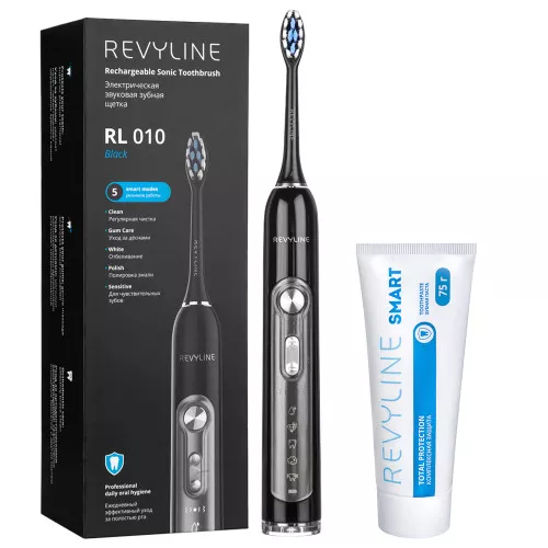 Набор Revyline RL 010 черная + Зубная паста Revyline Smart, 75 г Набор Revyline RL 010 черная + Зубная паста Revyline Smart, 75 г