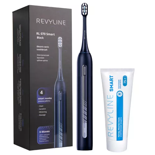 Набор Revyline RL 070 черная + Зубная паста Revyline Smart, 75 г Набор Revyline RL 070 черная + Зубная паста Revyline Smart, 75 г