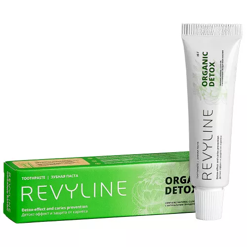 Зубная паста Revyline Organic Detox, 25 г Зубная паста Revyline Organic Detox, 25 г