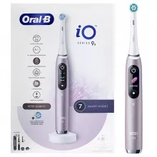 Электрическая аккумуляторная зубная щетка Braun Oral-B iO 9 Rose Quartz