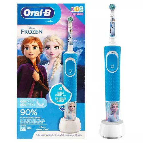 Oral-B Kids Frozen – детская электрическая зубная щетка, 2 насадки, 3+ Oral-B Kids Frozen – детская электрическая зубная щетка, 2 насадки, 3+