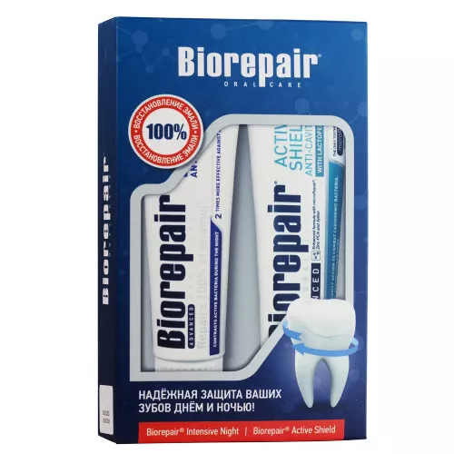 Набор Biorepair Здоровая улыбка, 2х75 мл Набор Biorepair Здоровая улыбка, 2х75 мл