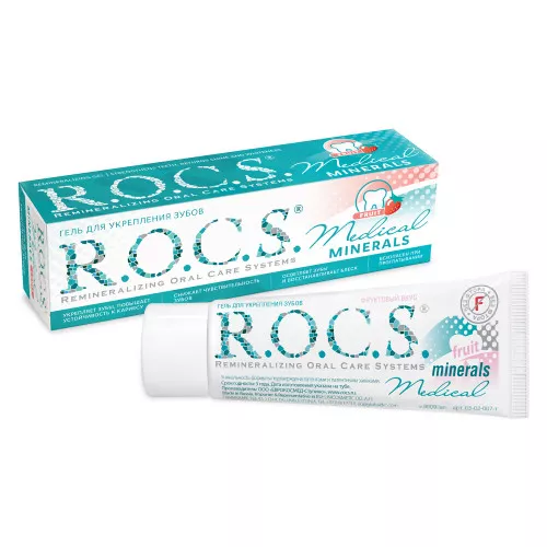 Гель R.O.C.S. Medical Minerals с фруктовым вкусом, 35 мл Гель R.O.C.S. Medical Minerals с фруктовым вкусом, 35 мл