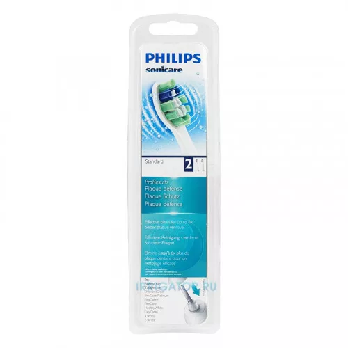 Насадки Philips HX9022/07 ProResults Plaque Control, 2 шт Насадки Philips HX9022/07 ProResults Plaque Control, 2 шт