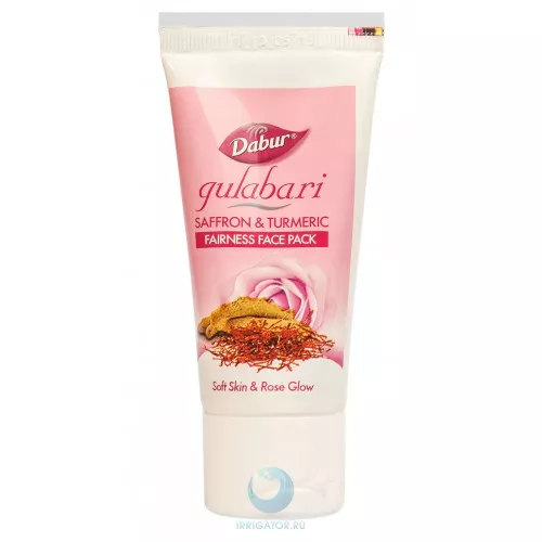 Маска Gulabari Saffron & Turmeric Fair Face Pack для лица, 60 г