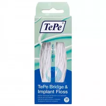 Зубная нить TePe Bridge&Imlant Floss, 30 шт