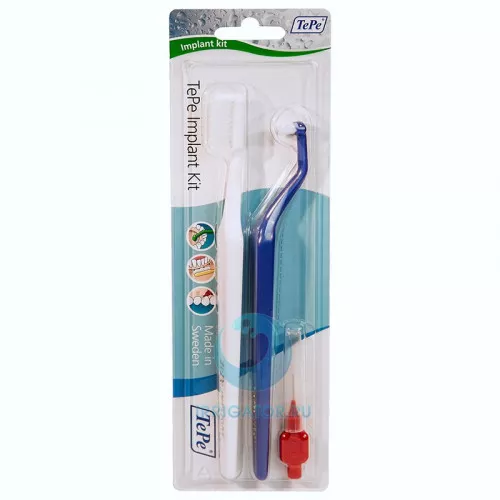Зубные щетки TePe Implant Kit для имплантов, 3 шт Зубные щетки TePe Implant Kit для имплантов, 3 шт