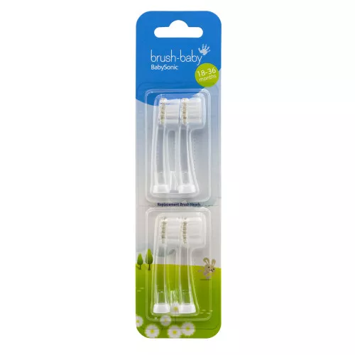 Насадки Brush Baby BabySonic BRB085 (от 1,5 до 3,0 лет), 4 шт Насадки Brush Baby BabySonic BRB085 (от 1,5 до 3,0 лет), 4 шт