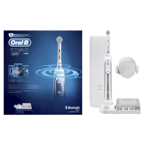 Электрическая зубная щетка Braun Oral-B Genius 8000 CrossAction Электрическая зубная щетка Braun Oral-B Genius 8000 CrossAction