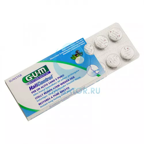 Пастилки жевательные GUM HaliControl, 10 шт Пастилки жевательные GUM HaliControl, 10 шт