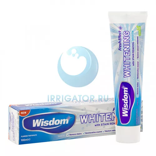 Зубная паста Wisdom Fresh Effect Whitening, 100 мл Зубная паста Wisdom Fresh Effect Whitening, 100 мл